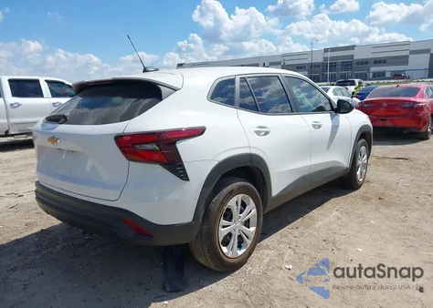 2025 Chevrolet Trax Fwd Ls из США, поврежденный, VIN KL77LFEP5SC231280